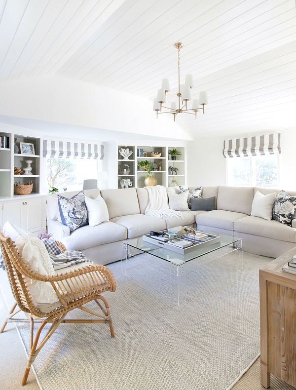 Roman Shade Ideas for Windows Needing a Cleaner Fabric Treatment
